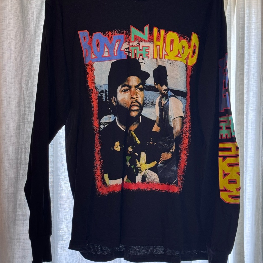 Vintage Boys N the Hood Graphic Long Sleeve Shirt